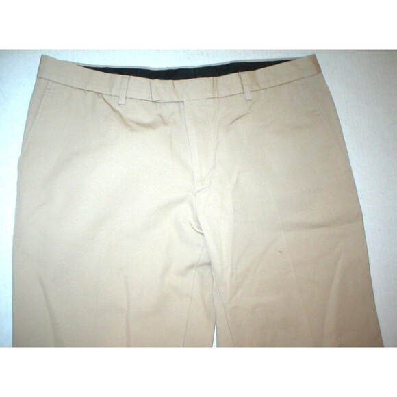 New Mens 42 RG NWT Designer Piombo Suit Beige Tan Italy 54 Cotton 36 35 Tall - Picture 3 of 16